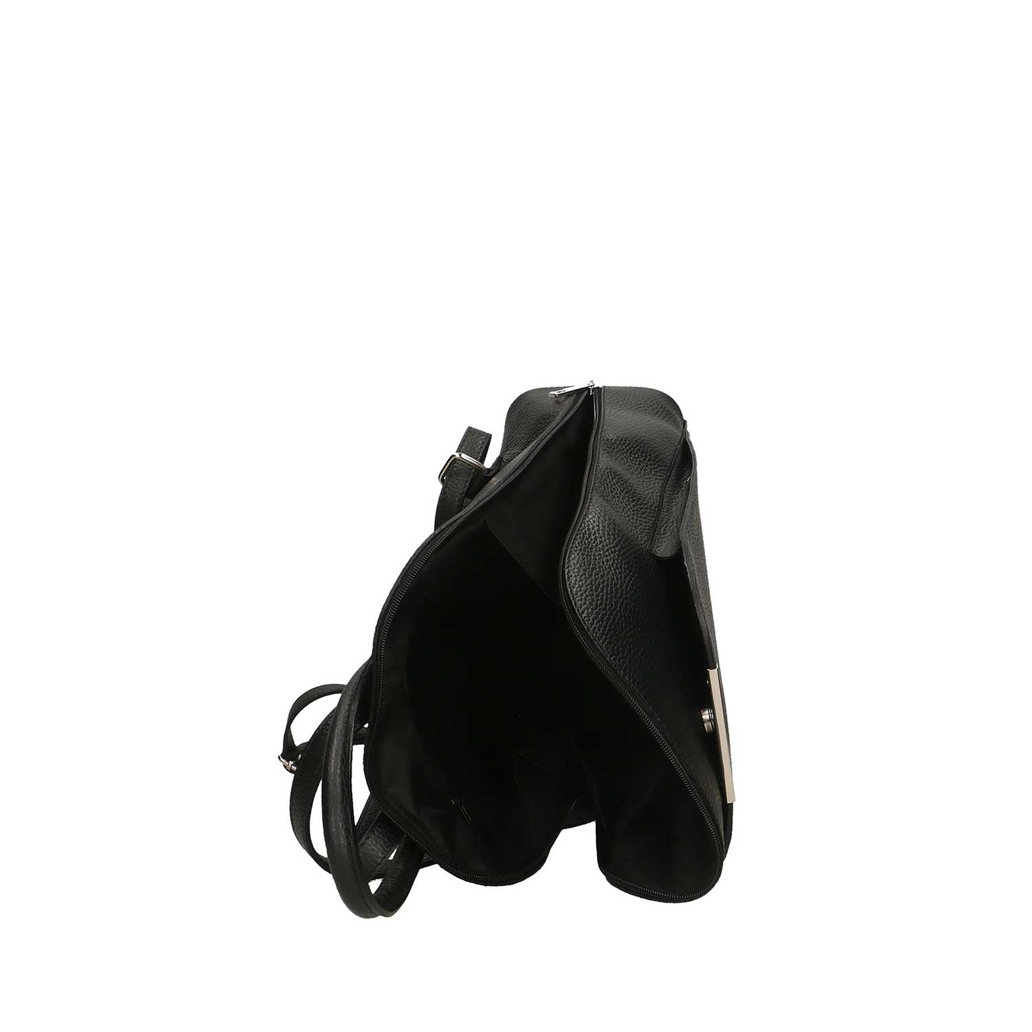 Borsa zaino da donna in Vera Pelle artigianale - 29 x 32 x 13 Cm -  3347
