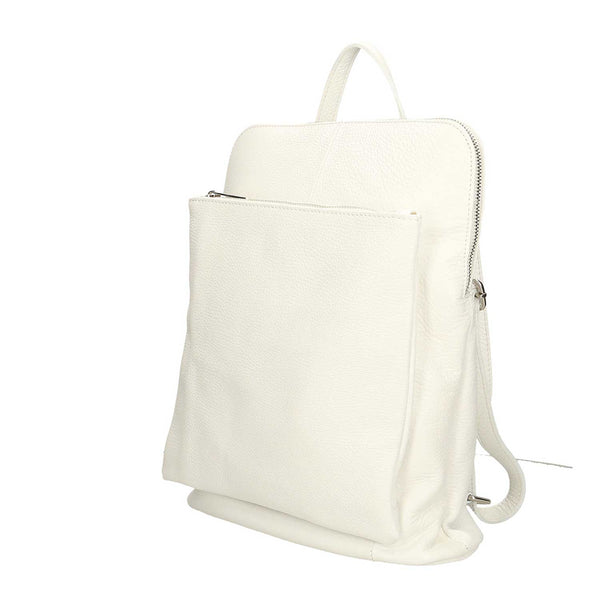 Borsa zaino a spalla da donna in Vera Pelle Dollaro - 29 x 37 x 11 Cm - 34003
