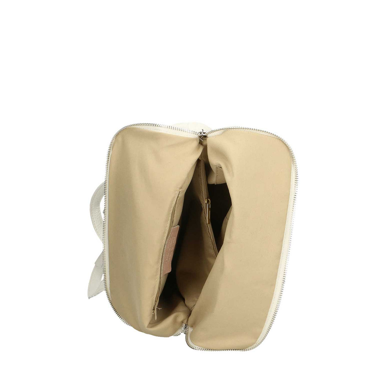 Borsa zaino a spalla da donna in Vera Pelle Dollaro - 29 x 37 x 11 Cm - 34003