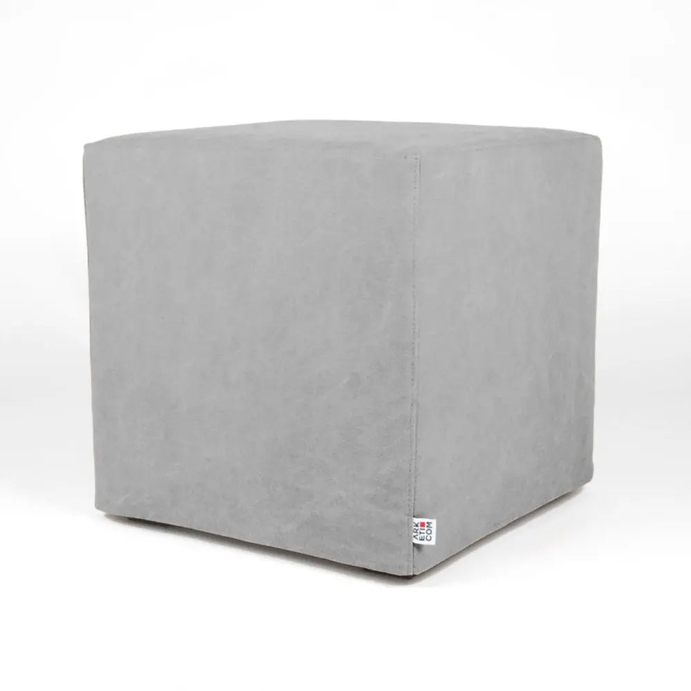 CUBE 35 | Pouf Poggiapiedi in Cotone con Piedini (2020367532101)
