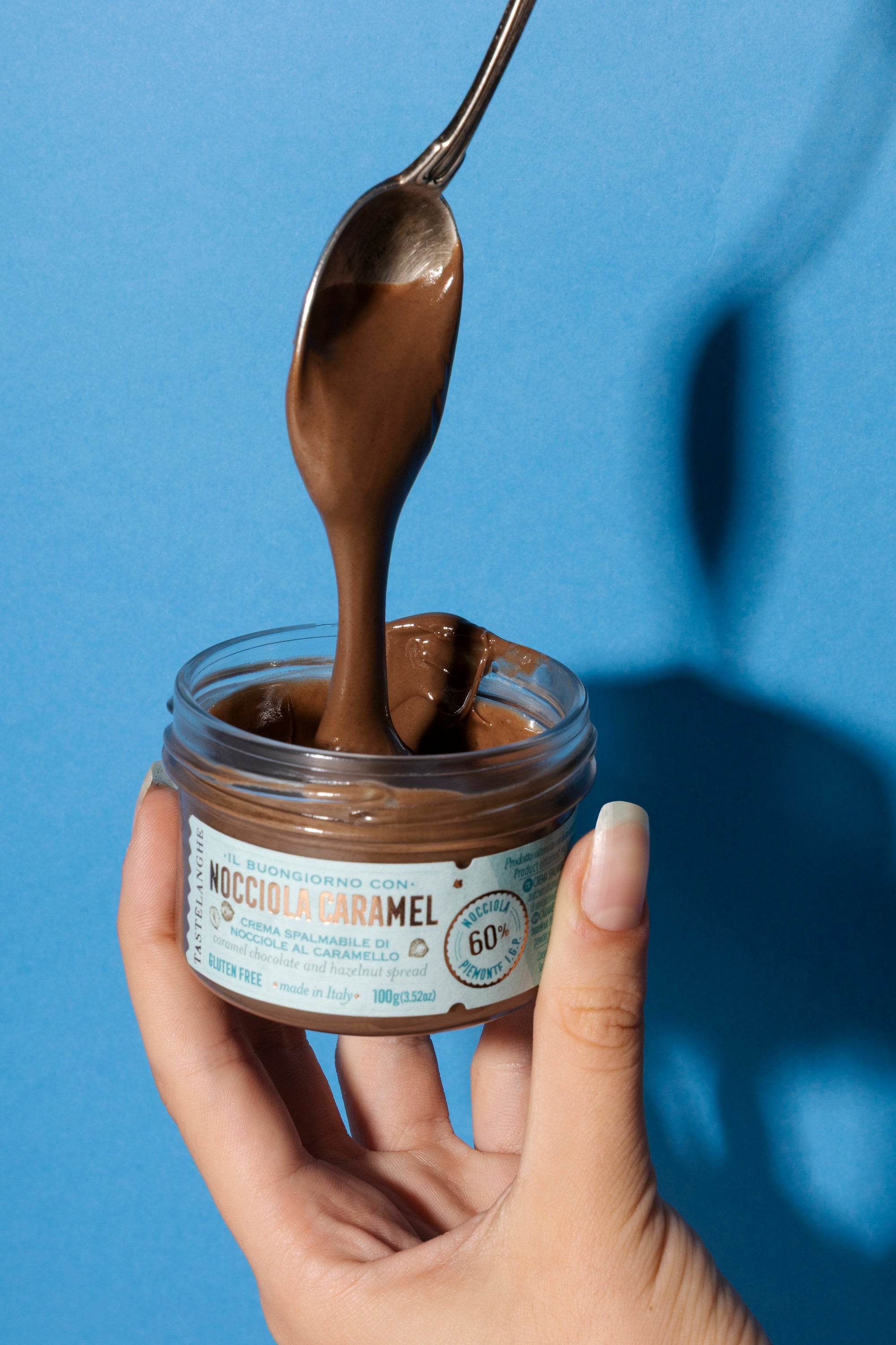 1 vaso di Crema di Nocciole Piemonte IGP delle Langhe (100g) - Tastëlanghe Azienda Agricola