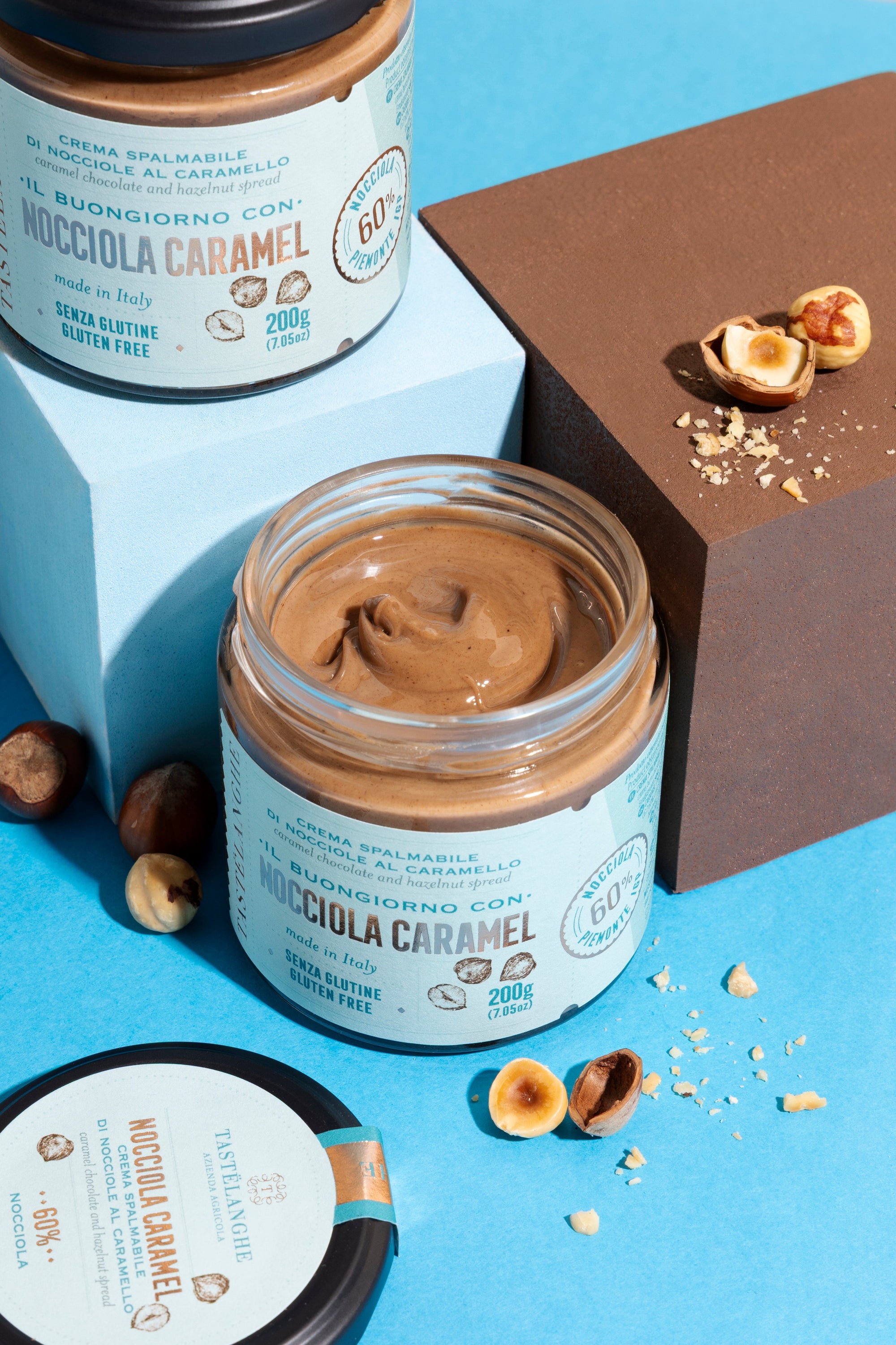 1 vaso di Crema di Nocciole Piemonte IGP delle Langhe (200g) - Tastëlanghe Azienda Agricola