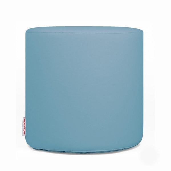 Pouf Rotondo, Pouf poggiapiedi in Ecopelle, Pouf 42x42, Chill (2141704126533)