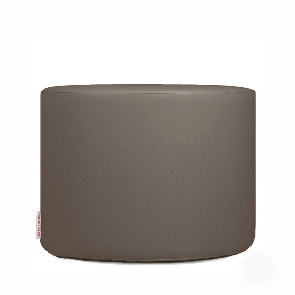 Pouf Rotondo, Pouf poggiapiedi in Ecopelle, Pouf 42x42, Chill (2141704126533)