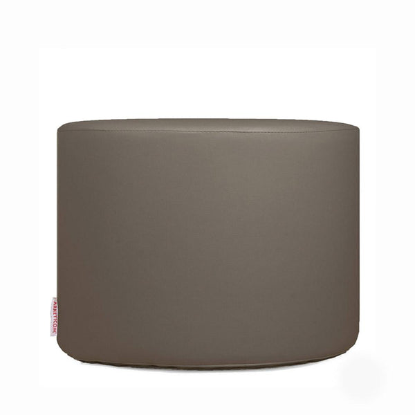 Pouf Rotondo, Pouf poggiapiedi in Ecopelle, Pouf 42x42, Chill (2141704126533)