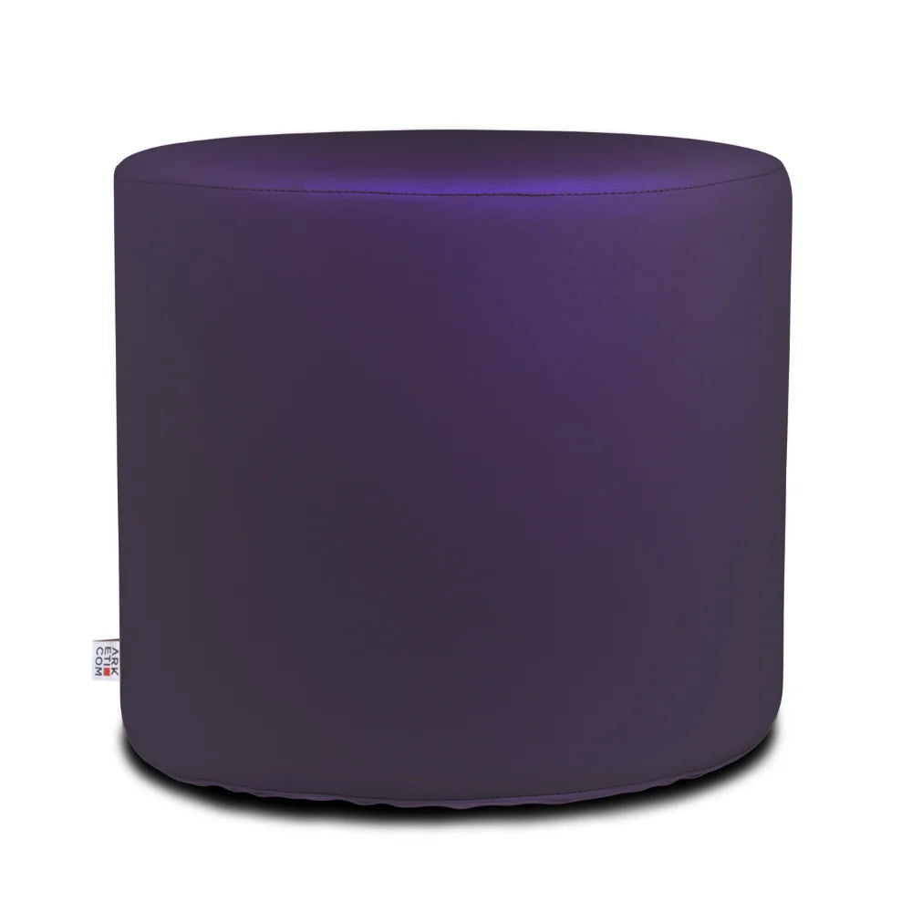 CHILL ECO 42, Pouf Poggiapiedi Rotondo in Ecopelle (2141704126533)