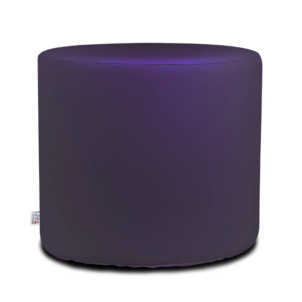 CHILL ECO 42, Pouf Poggiapiedi Rotondo in Ecopelle (2141704126533)