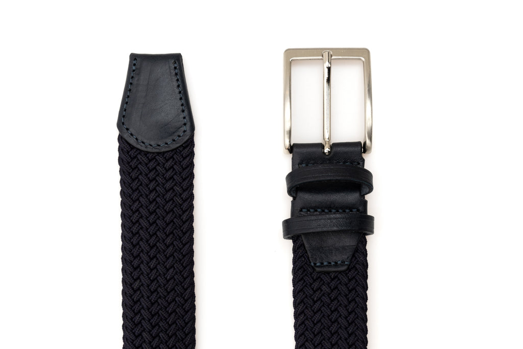 Blue elastic belt