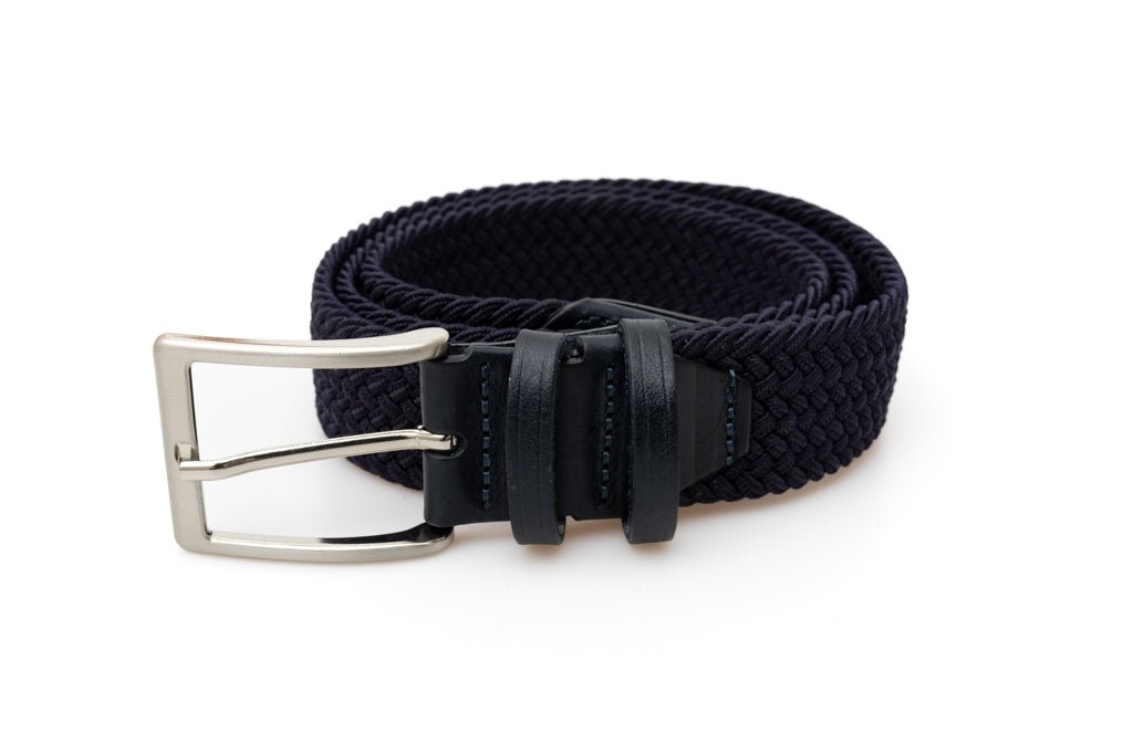 Blue elastic belt