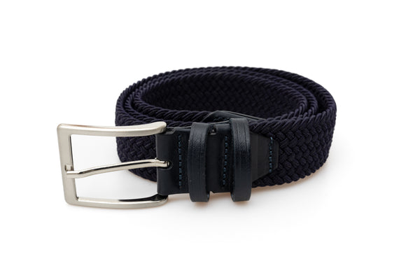 Blue elastic belt