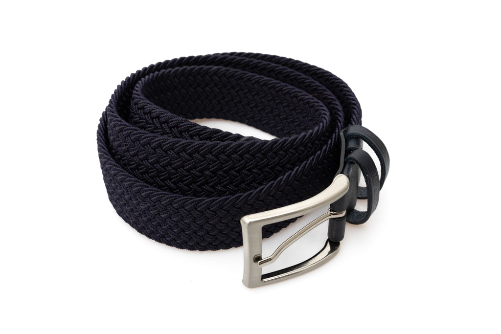 Blue elastic belt