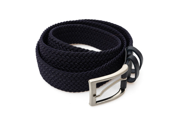 Blue elastic belt