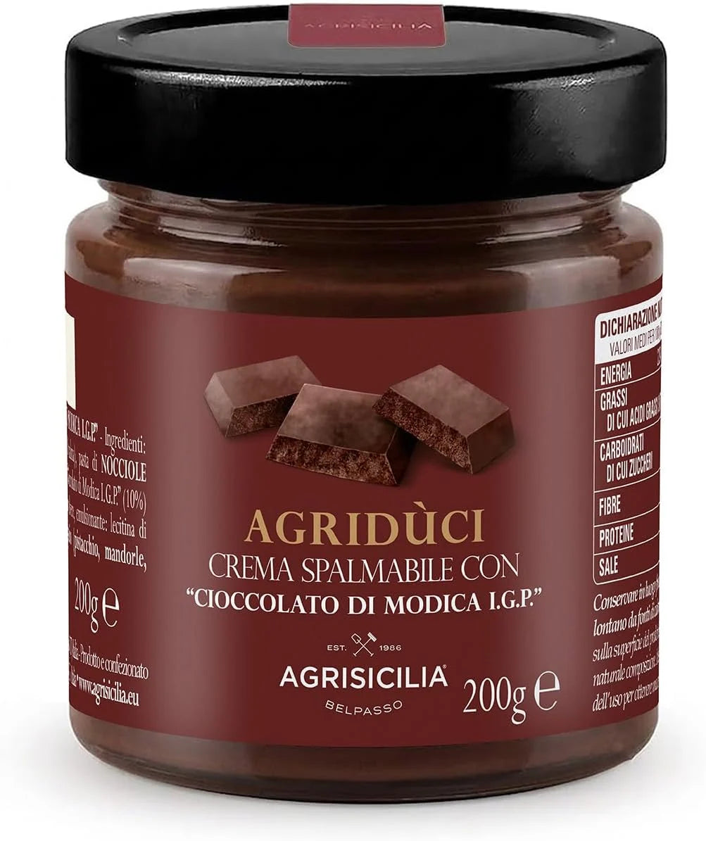 Agridùci - Spreadable Cream with 'Modica Chocolate I.G.P.'