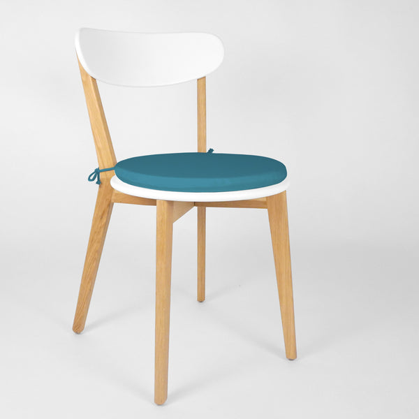 CERCLE 35, Coussin de Chaise Rond avec Liens Diamètre 35