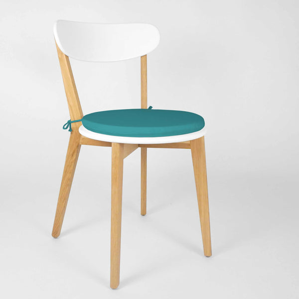 CERCLE 35, Coussin de Chaise Rond avec Liens Diamètre 35