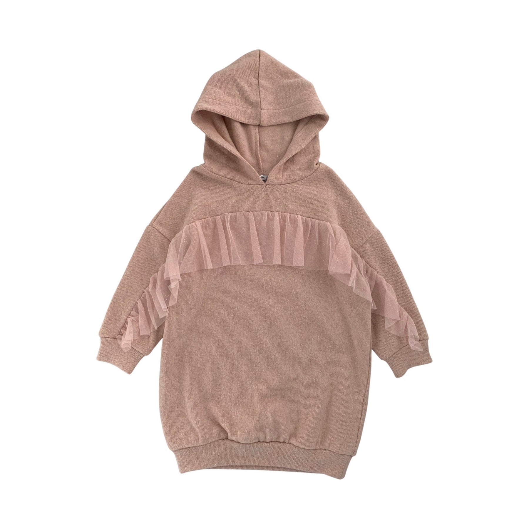 WARM COTTON DRESS WITH HOOD