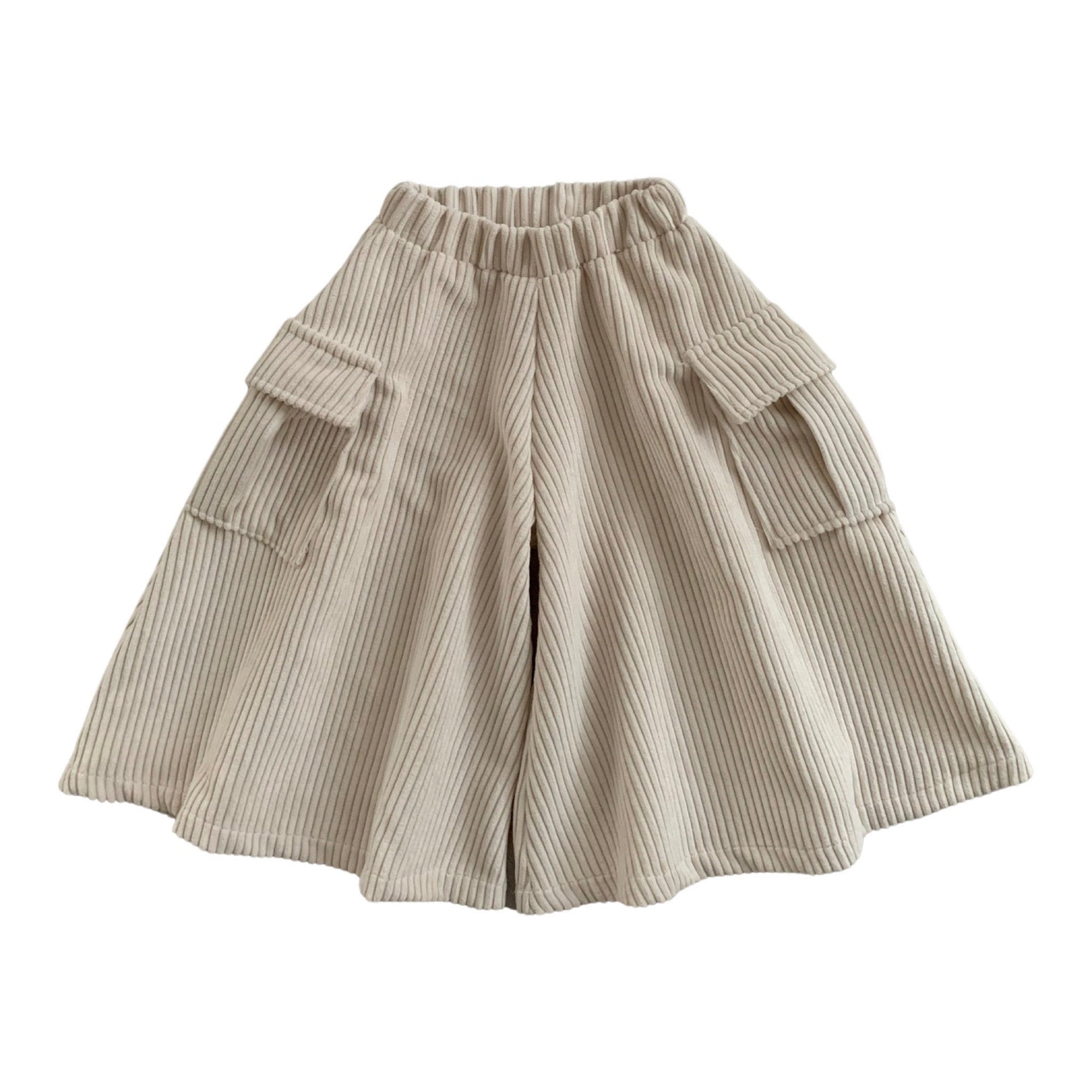 VELVET CULOTTE PANTS