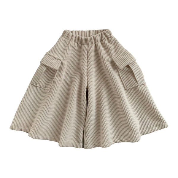 VELVET CULOTTE PANTS