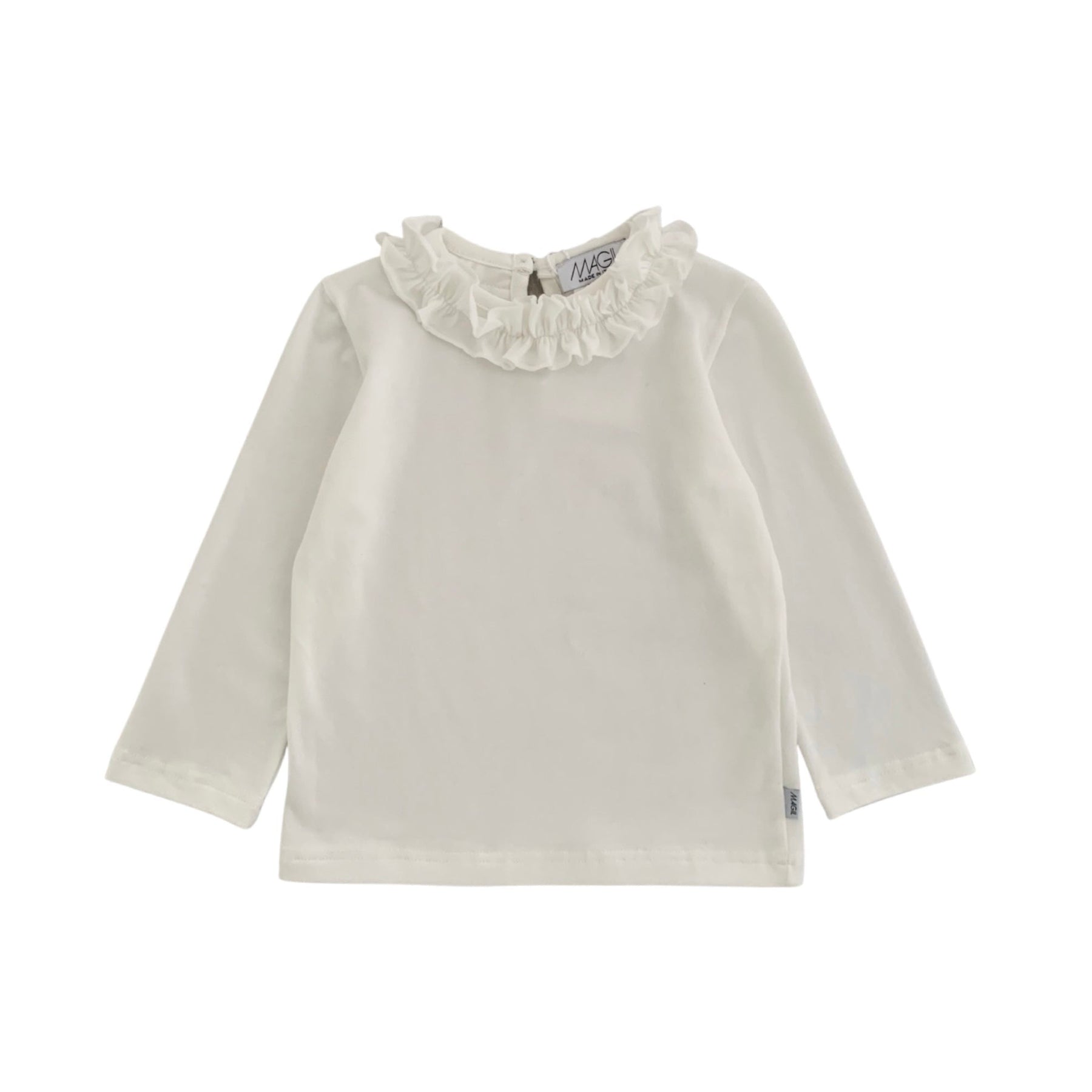 JERSEY T-SHIRT WITH RUFFLES