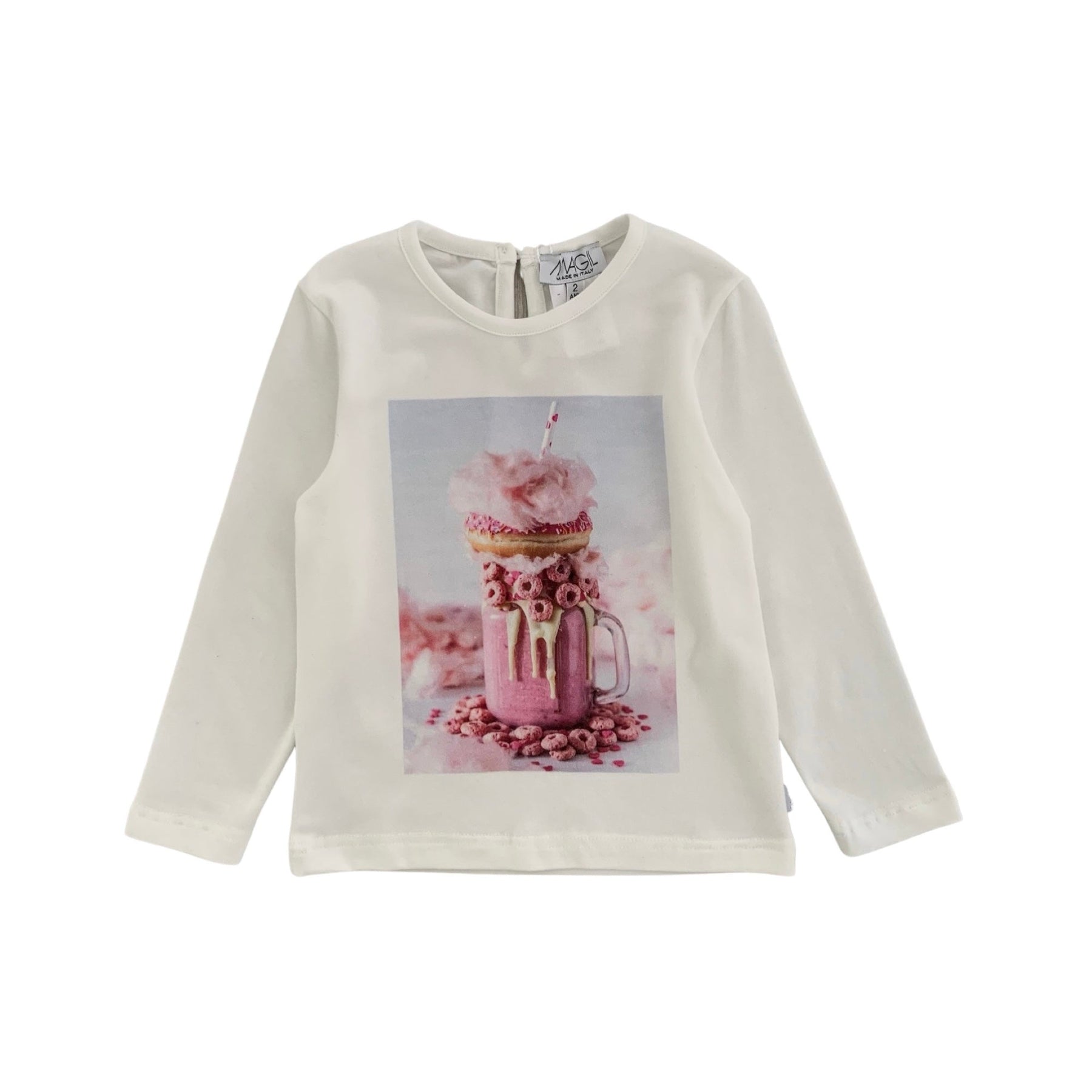 BUBBLE DONUT PRINT T-SHIRT