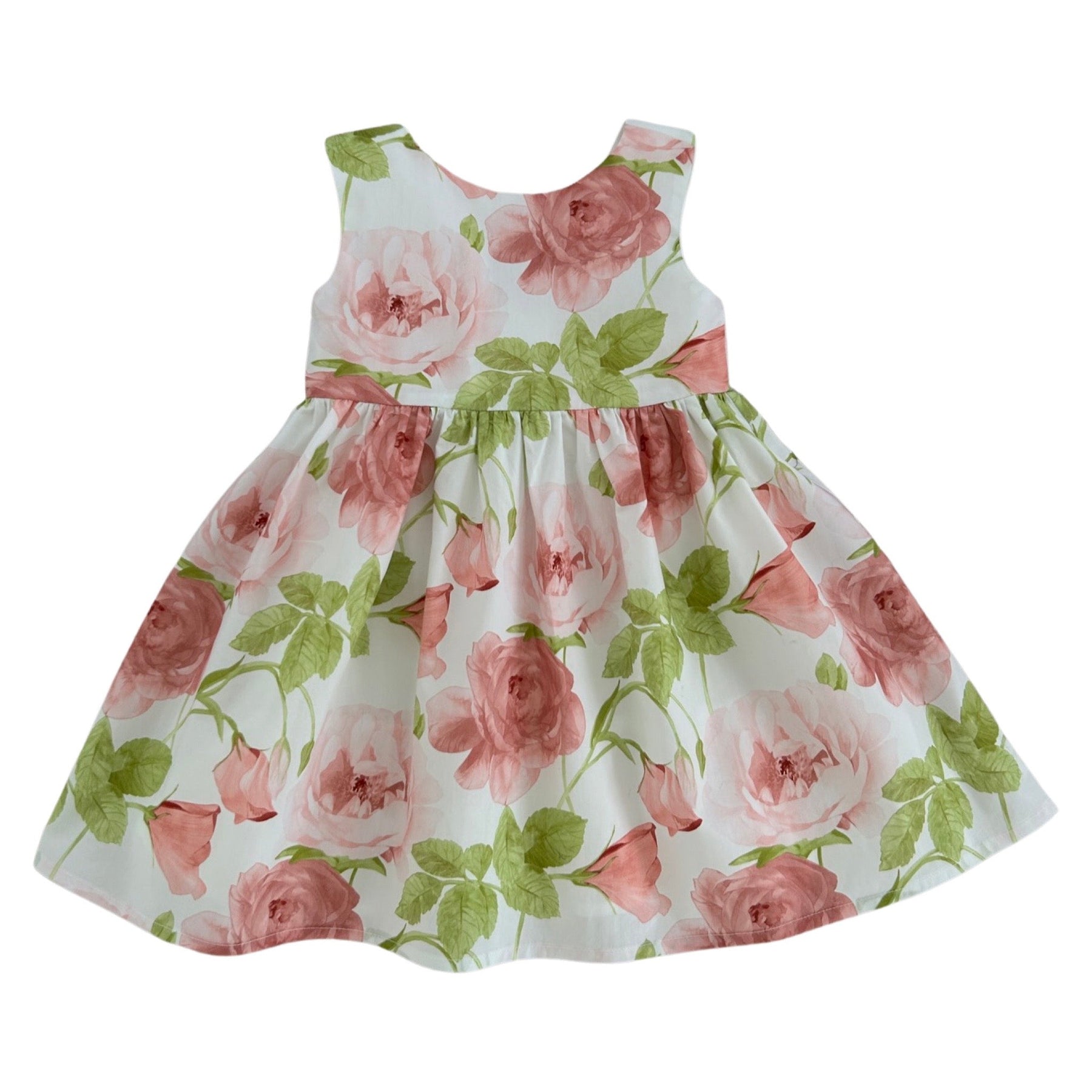 ROBE EN COTON IMPRIMÉE À DOS CROISÉ