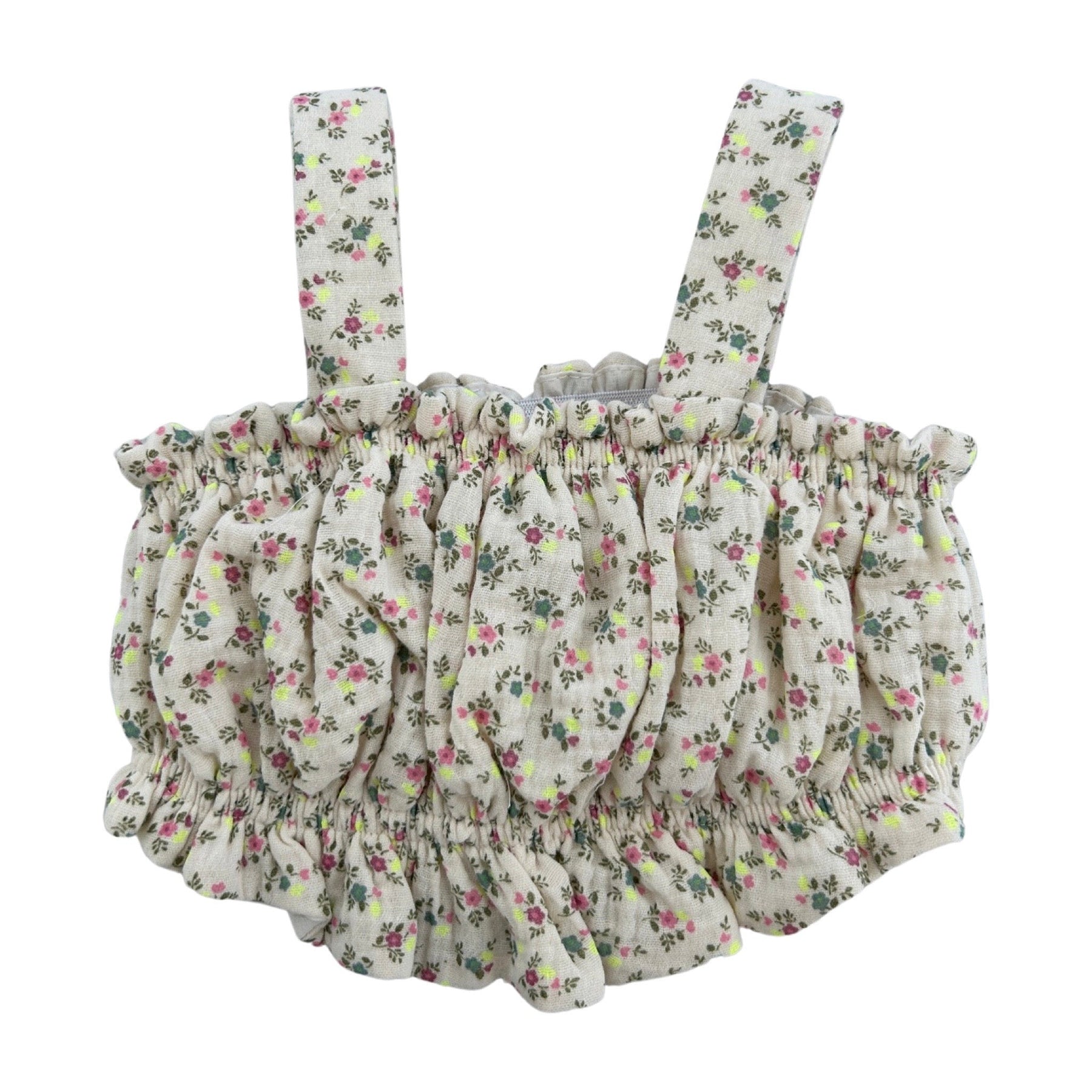 RUFFLED FLORAL TOP