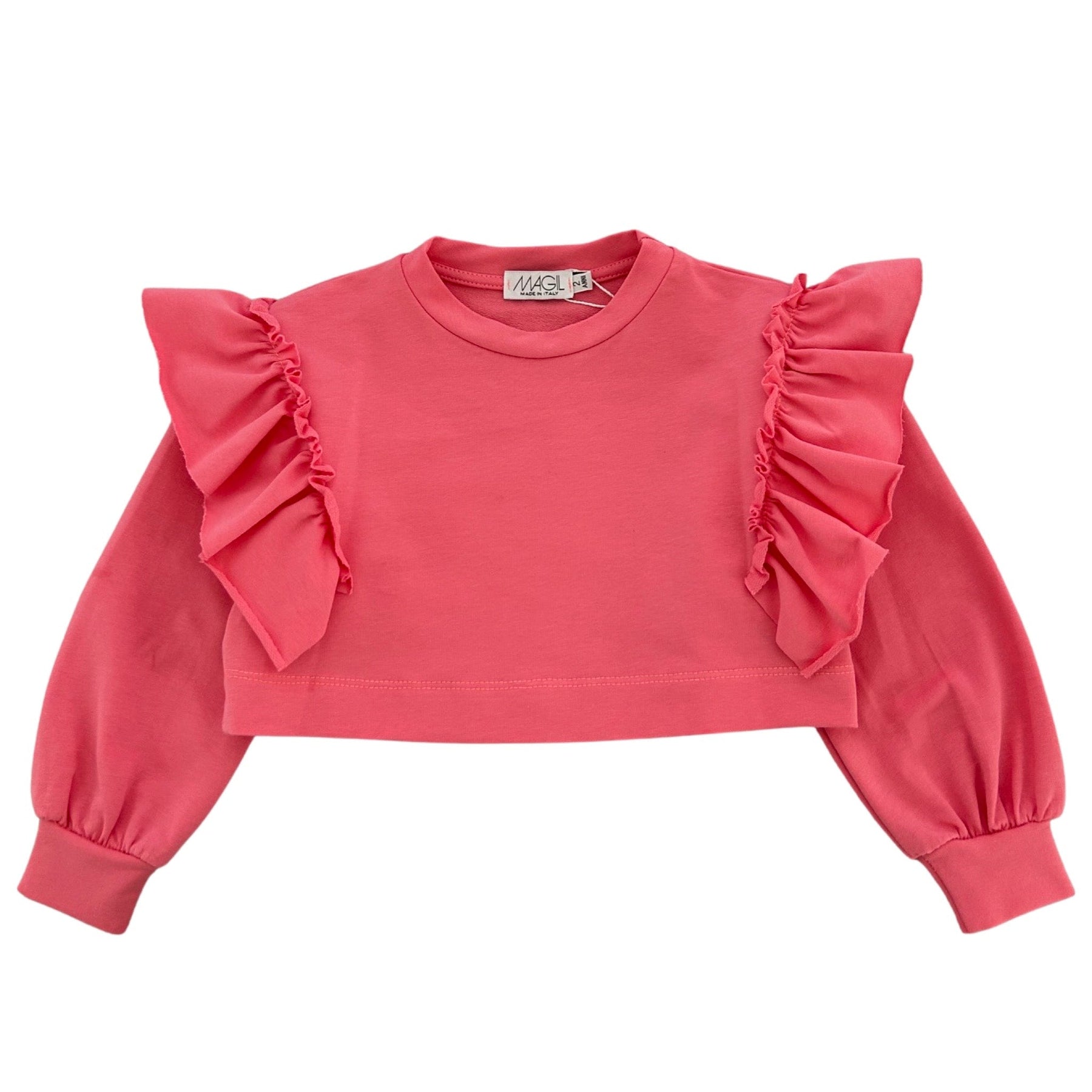 SWEATSHIRT WITH RUFFLE
