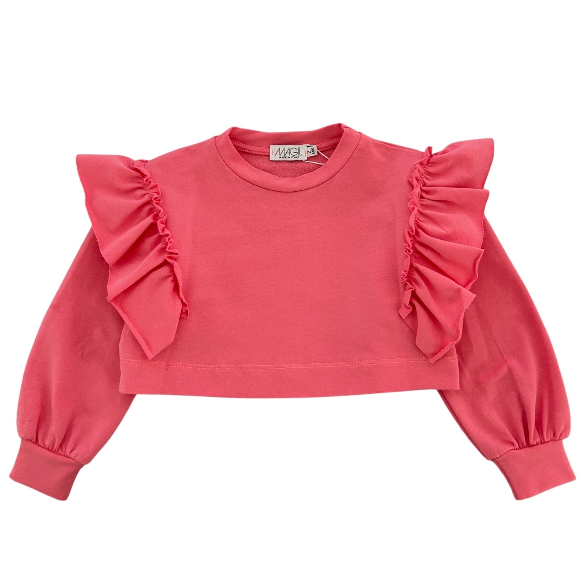 SWEATSHIRT WITH RUFFLE