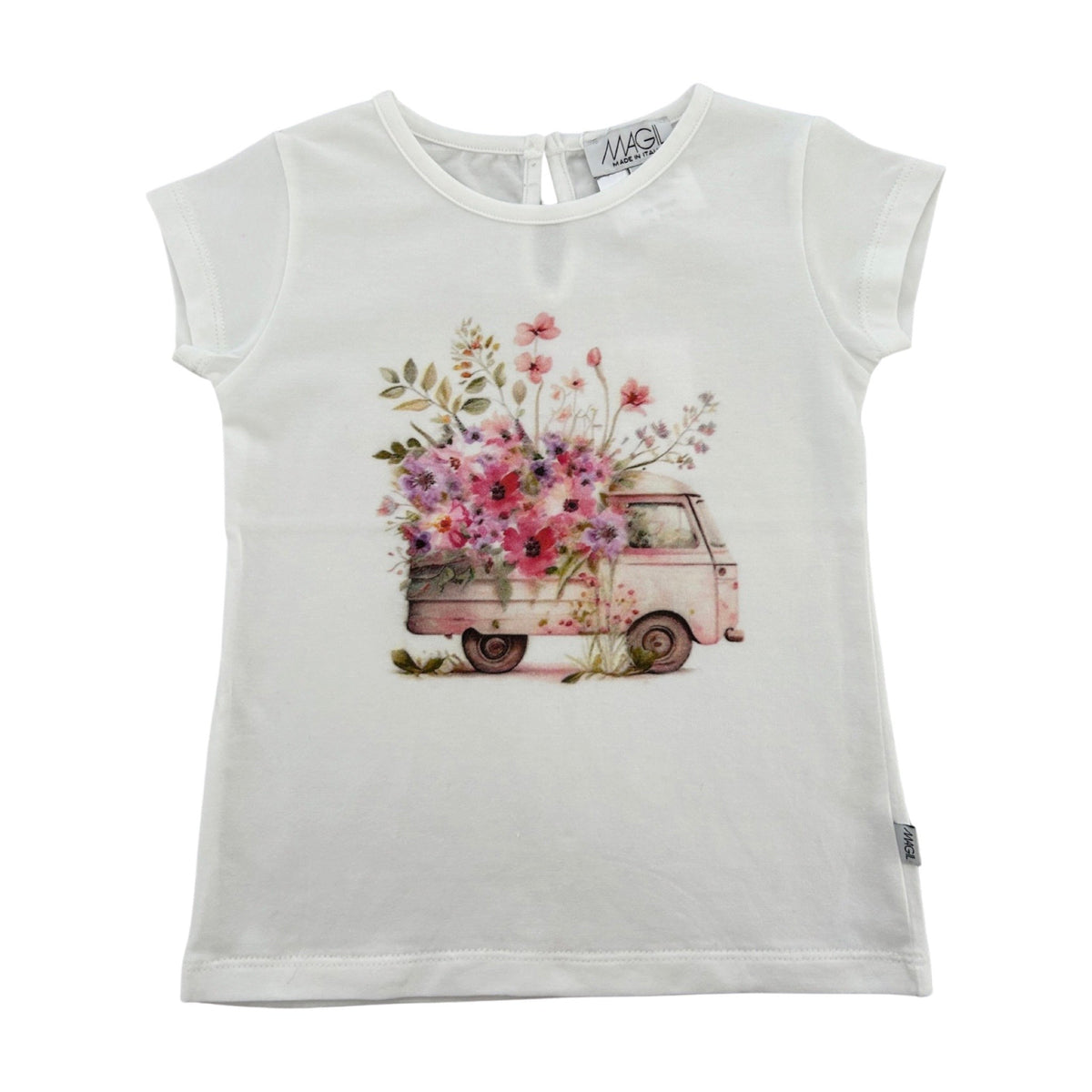 PINK VAN PRINT T-SHIRT