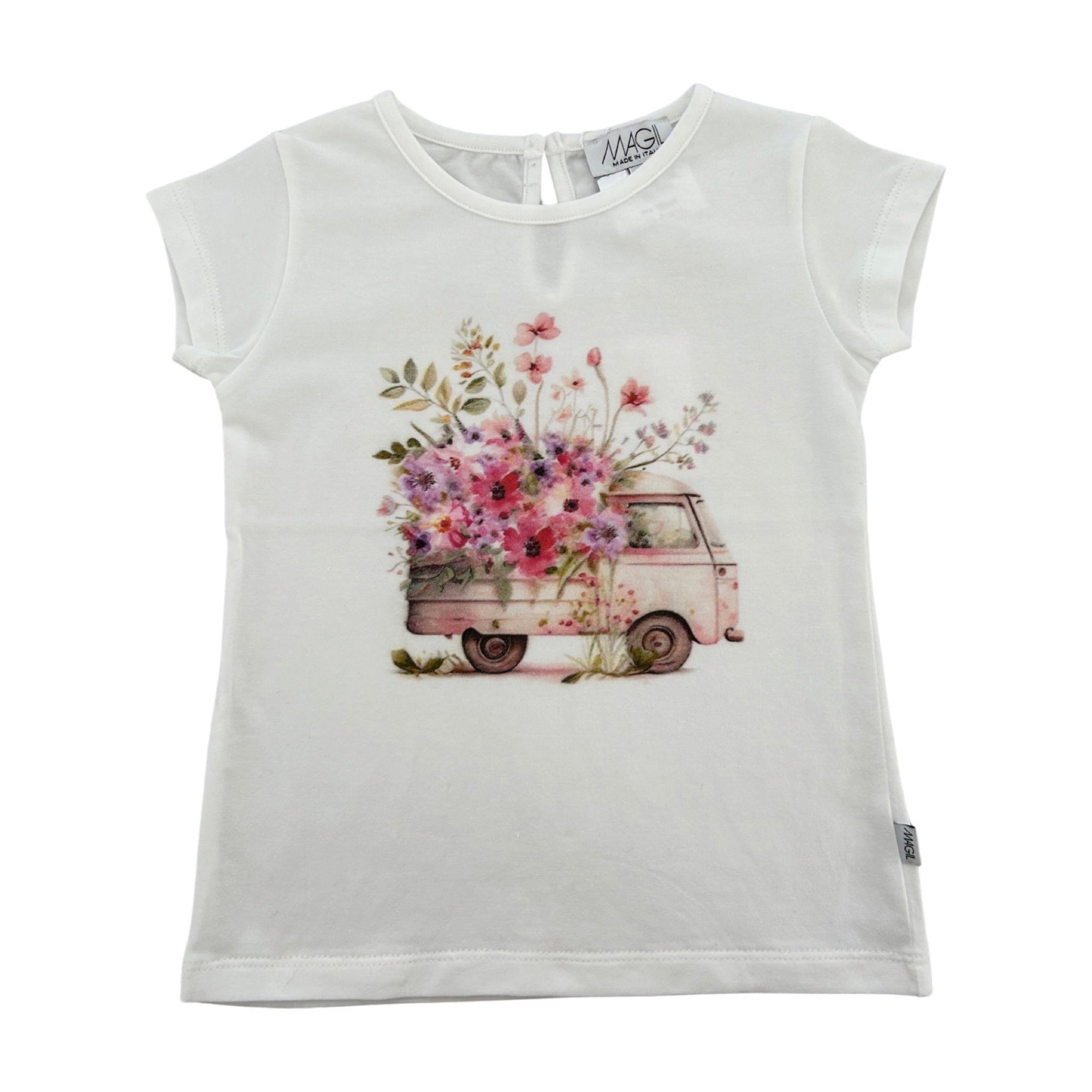 T-SHIRT S PRINTOM ROZE VAN