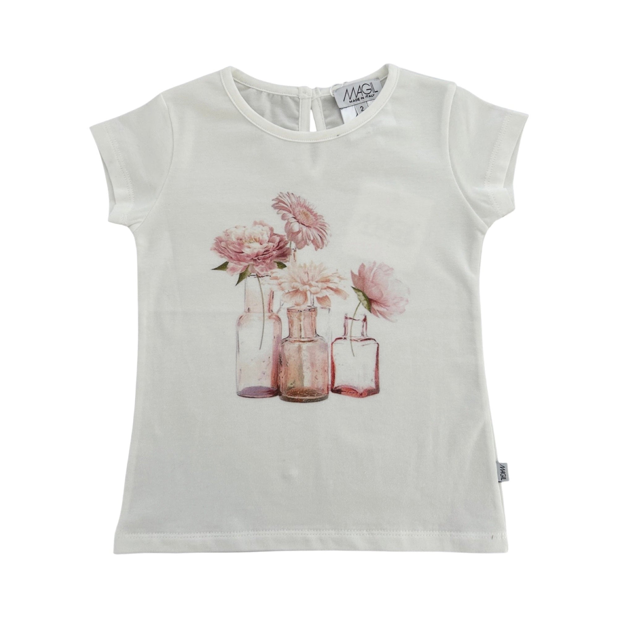 T-SHIRT À IMPRIMÉ DE FLEURS
