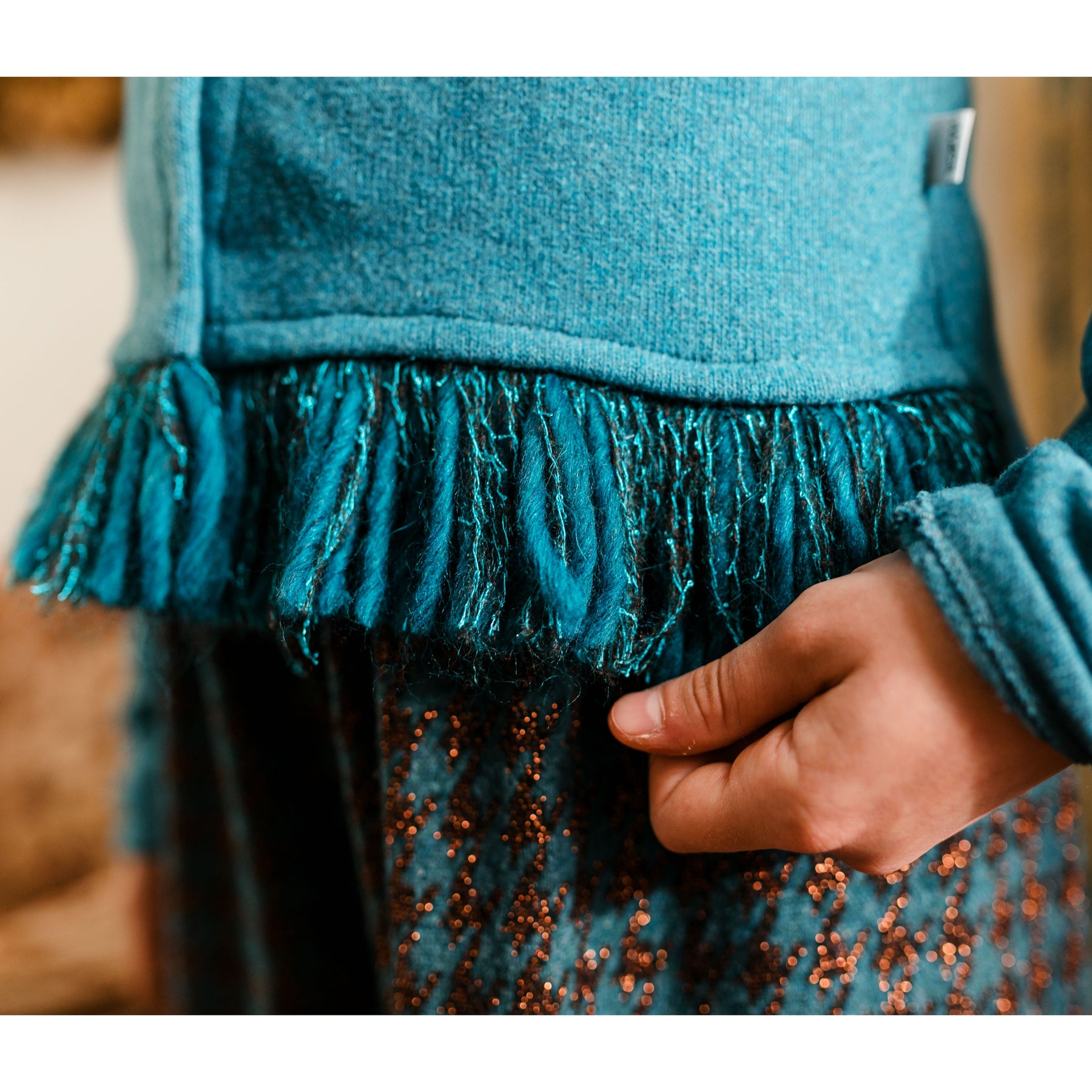 CARDIGAN DETTAGLIO FRANGIA