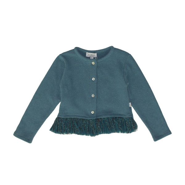 CARDIGAN S FRINGE DETAIL