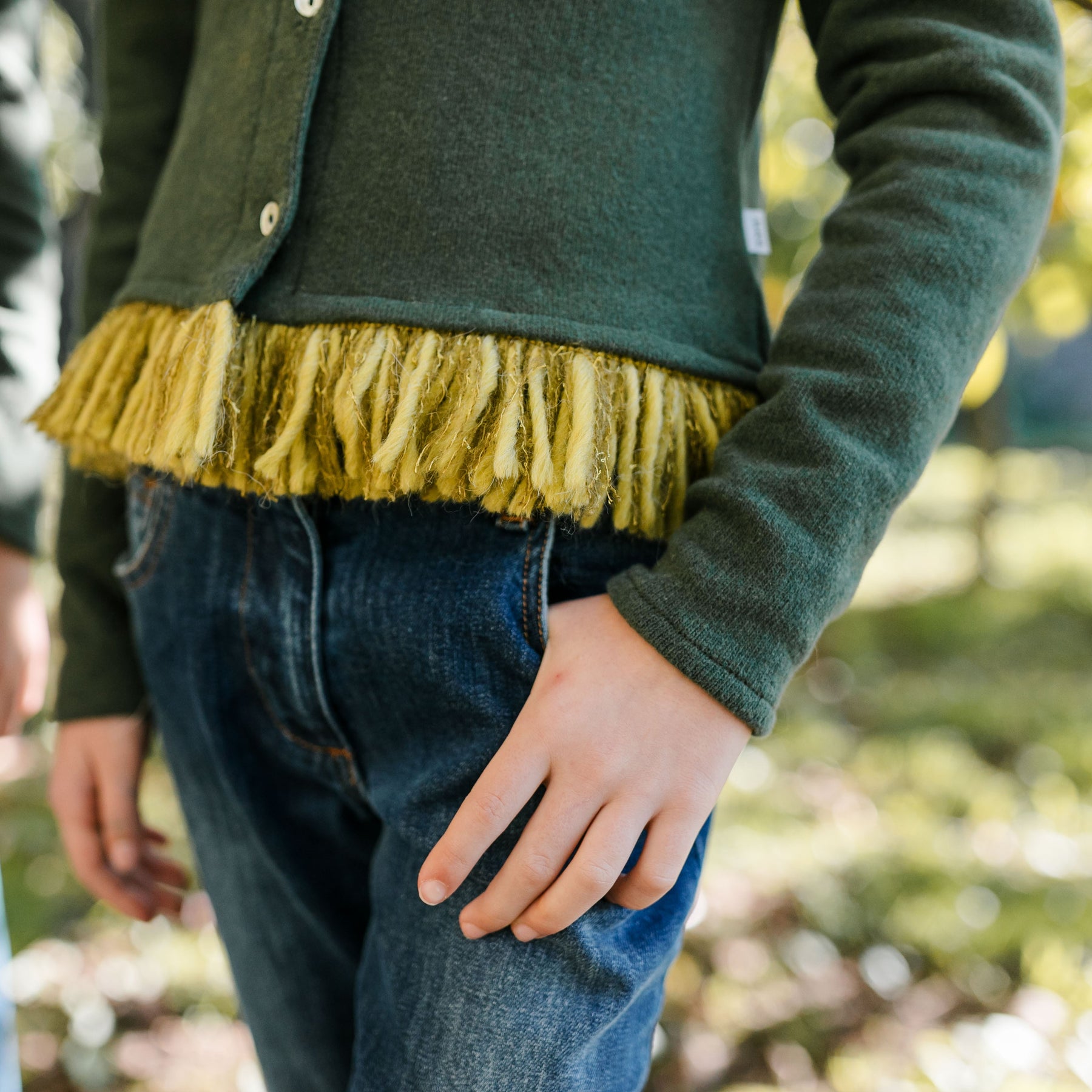 FRINGE DETAIL CARDIGAN