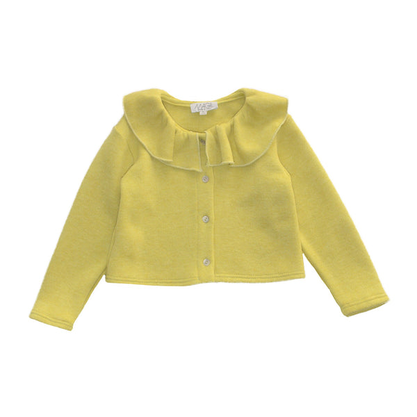 LIME VISCOSE CARDIGAN