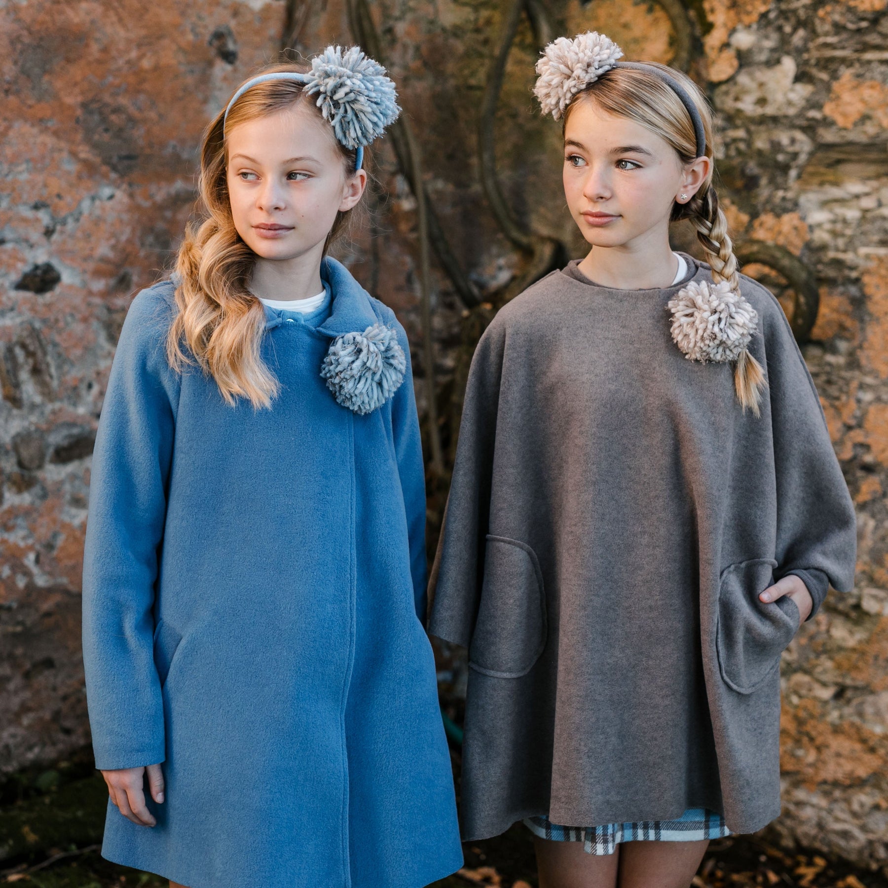 FLEECE COAT WITH POCKET DETAILS