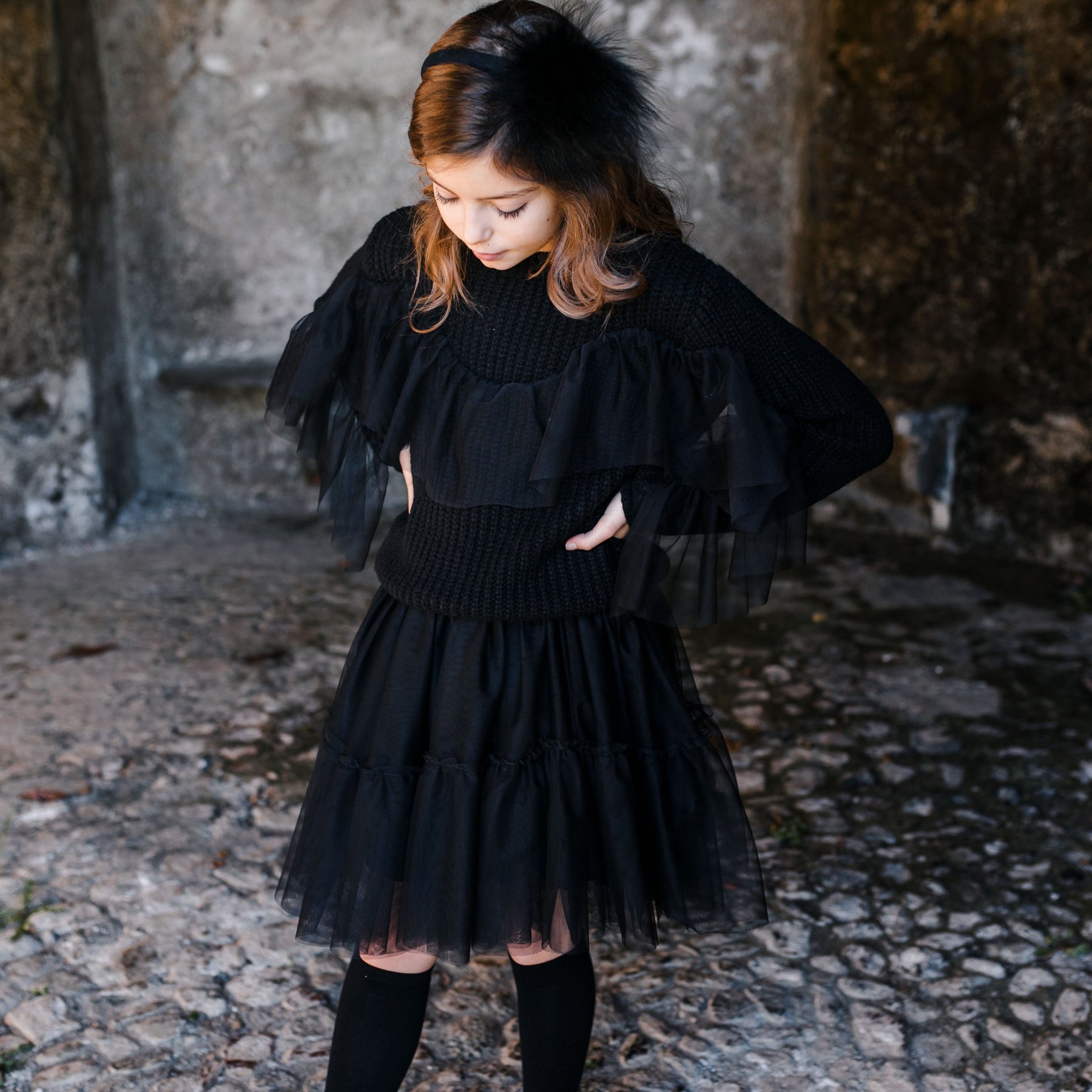 MULTILAYER TULLE SKIRT
