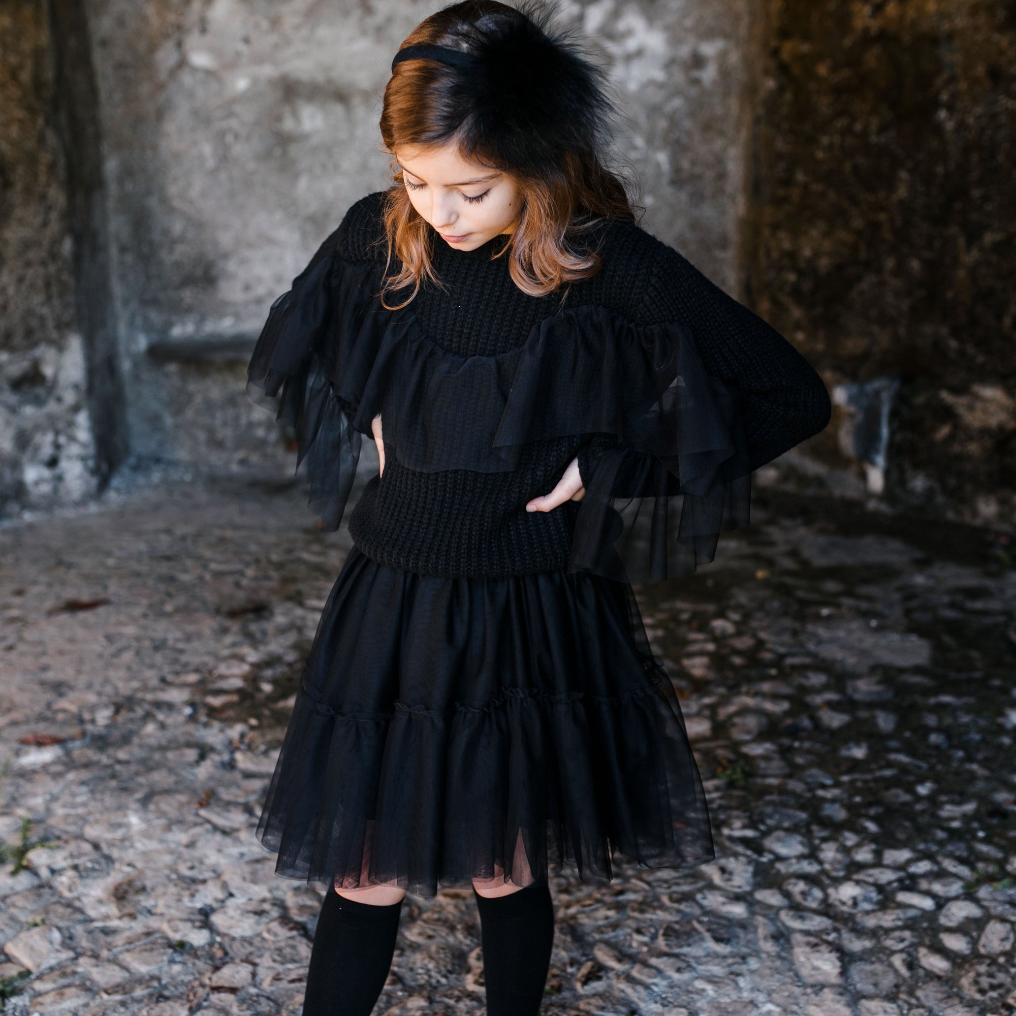 MULTILAYER TULLE SKIRT