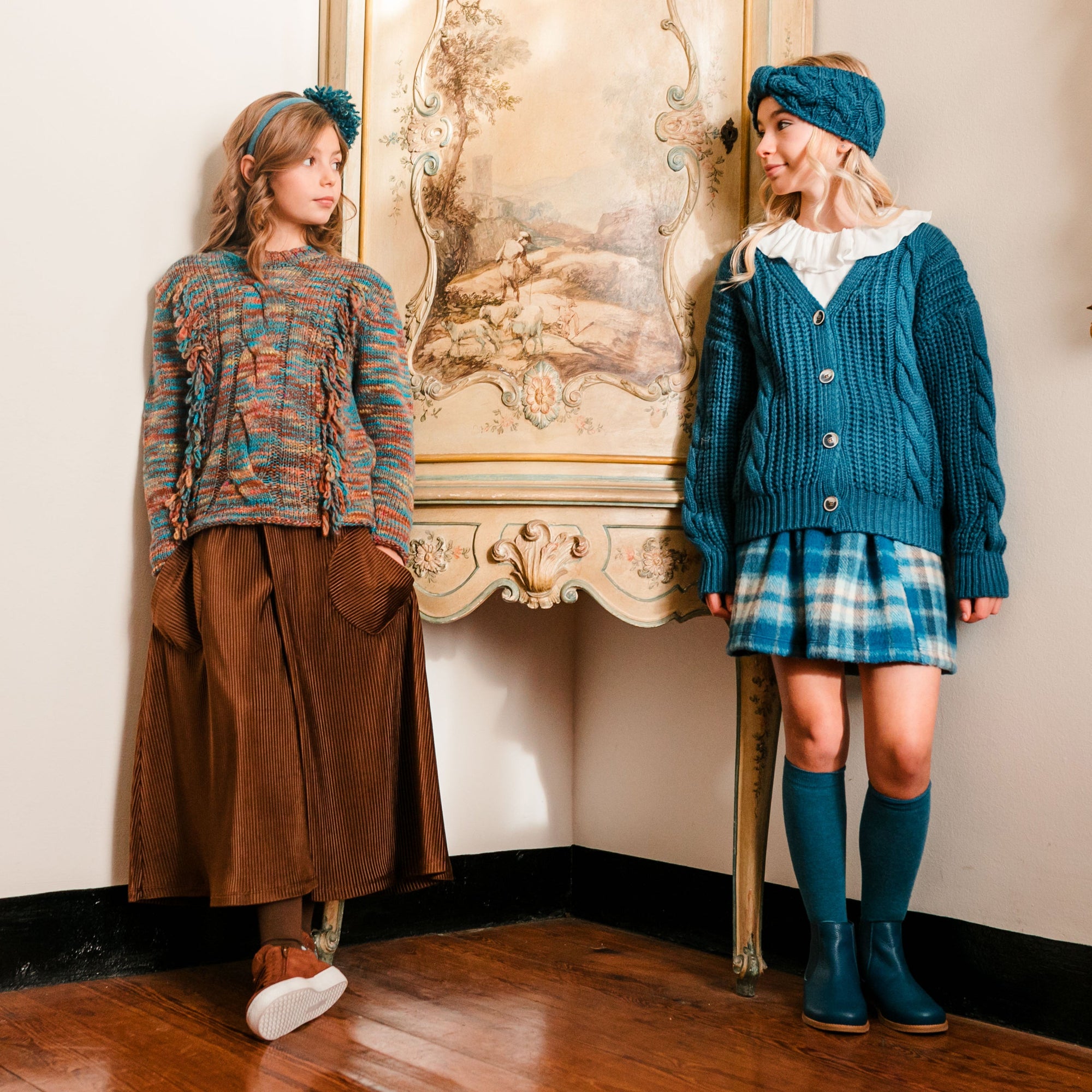 CHECKERED PATTERN SKIRT