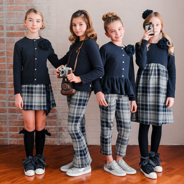 LEGGINGS FLARE A QUADRI