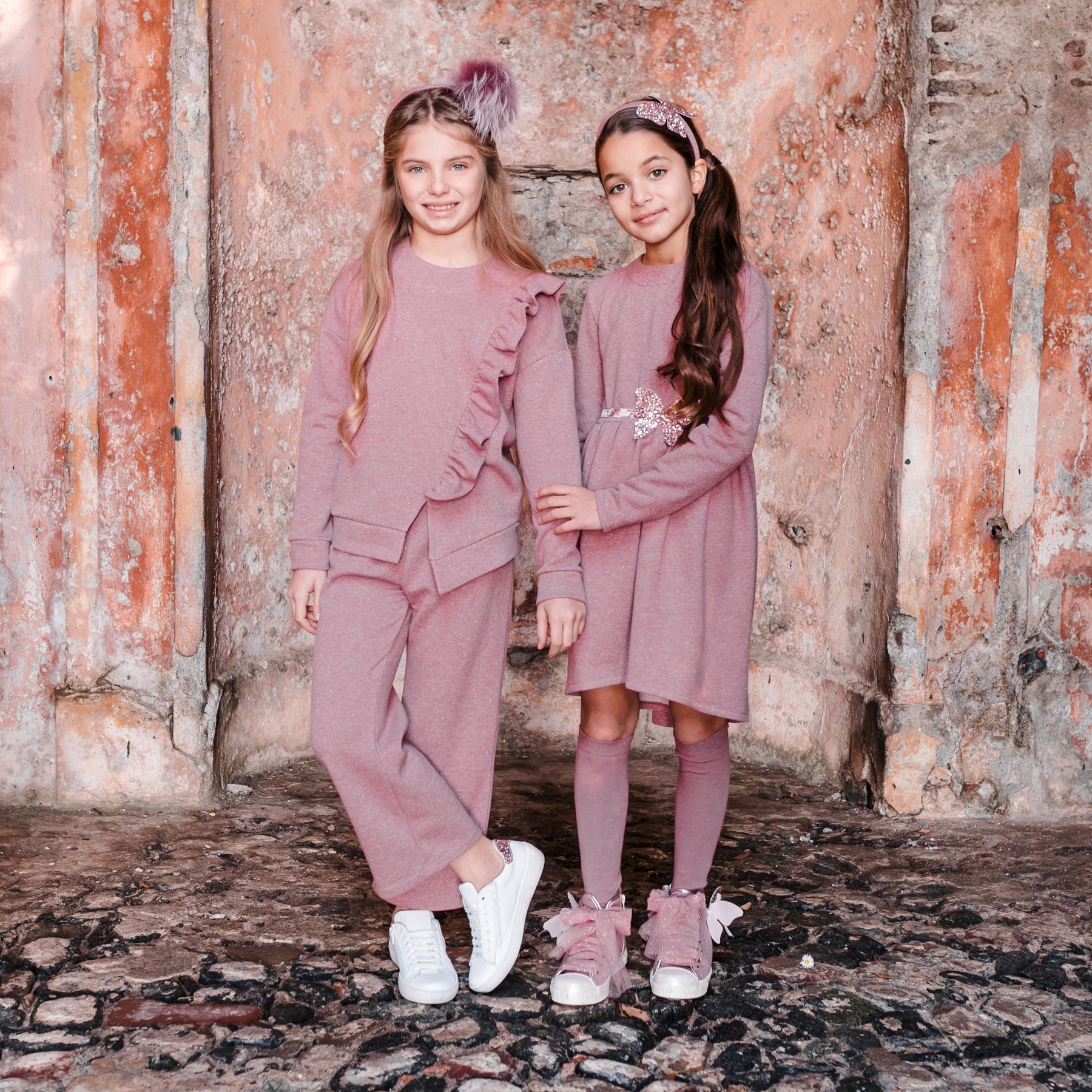PANTALONE IN FELPA LUREX