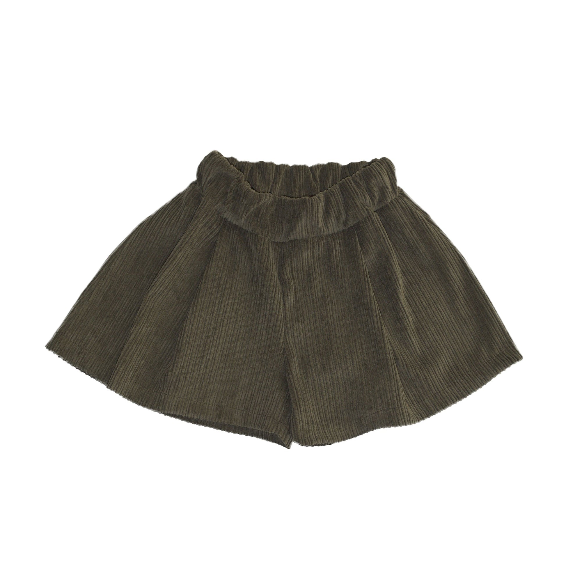 VELVET BERMUDA SHORTS