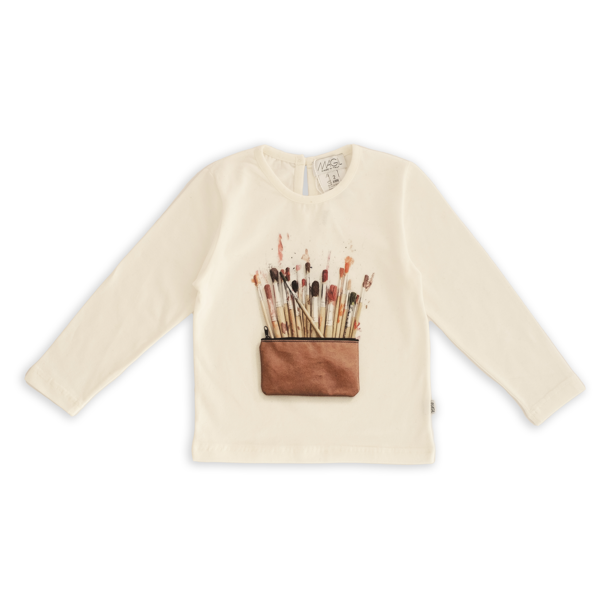 T-SHIRT STAMPA PENNELLI