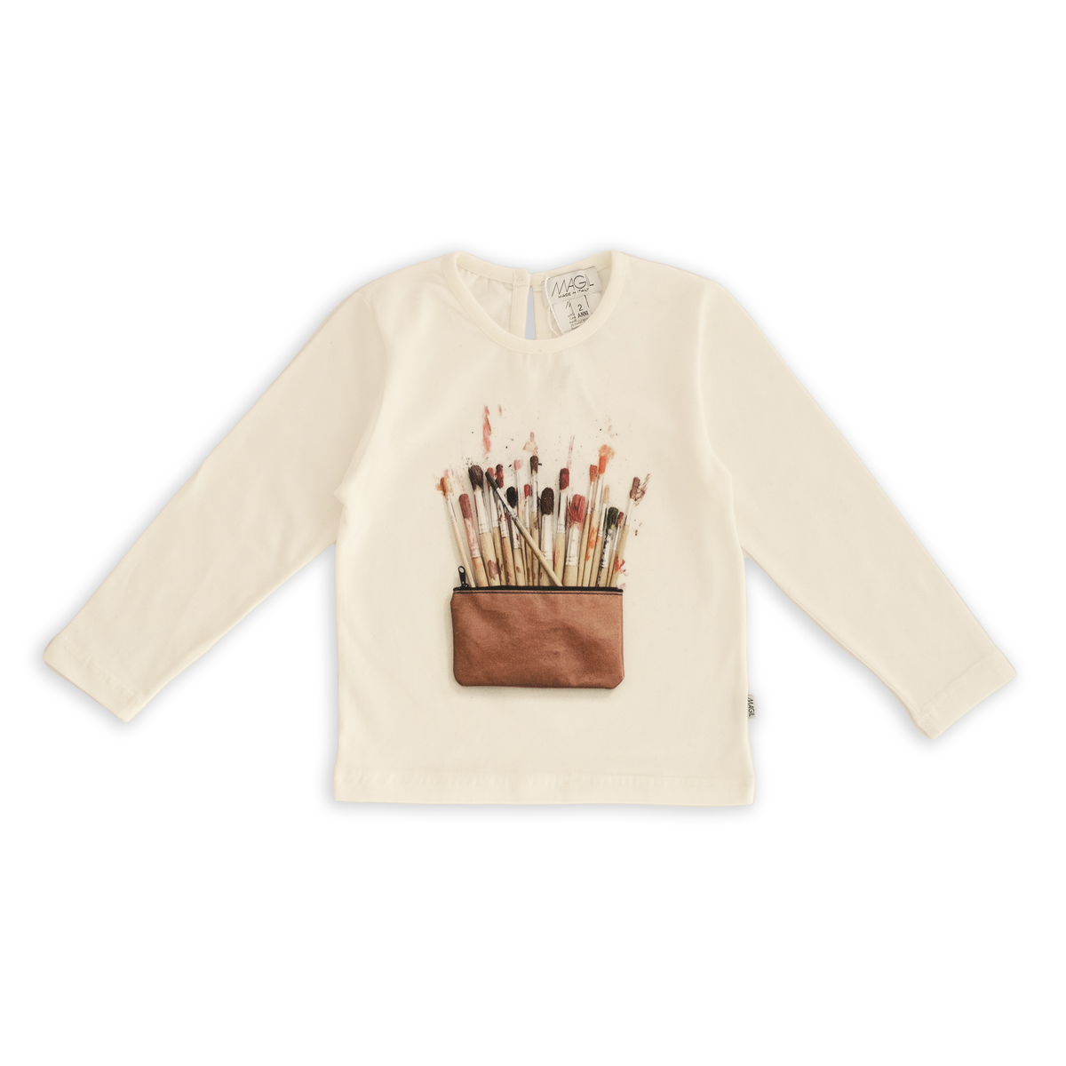 T-SHIRT STAMPA PENNELLI