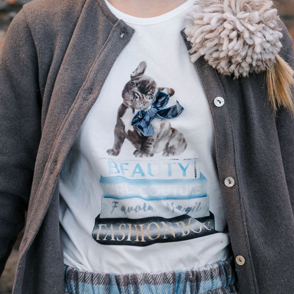 T-SHIRT Z NAPISOM BULLDOG