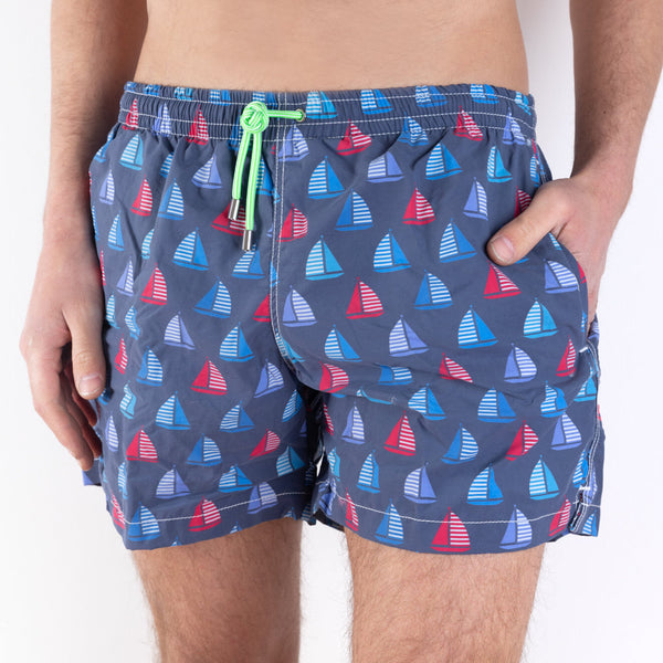 Boat Print Swimsuit