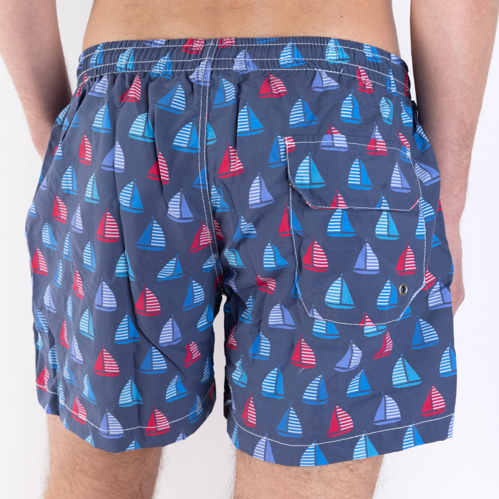 Boat Print Swimsuit