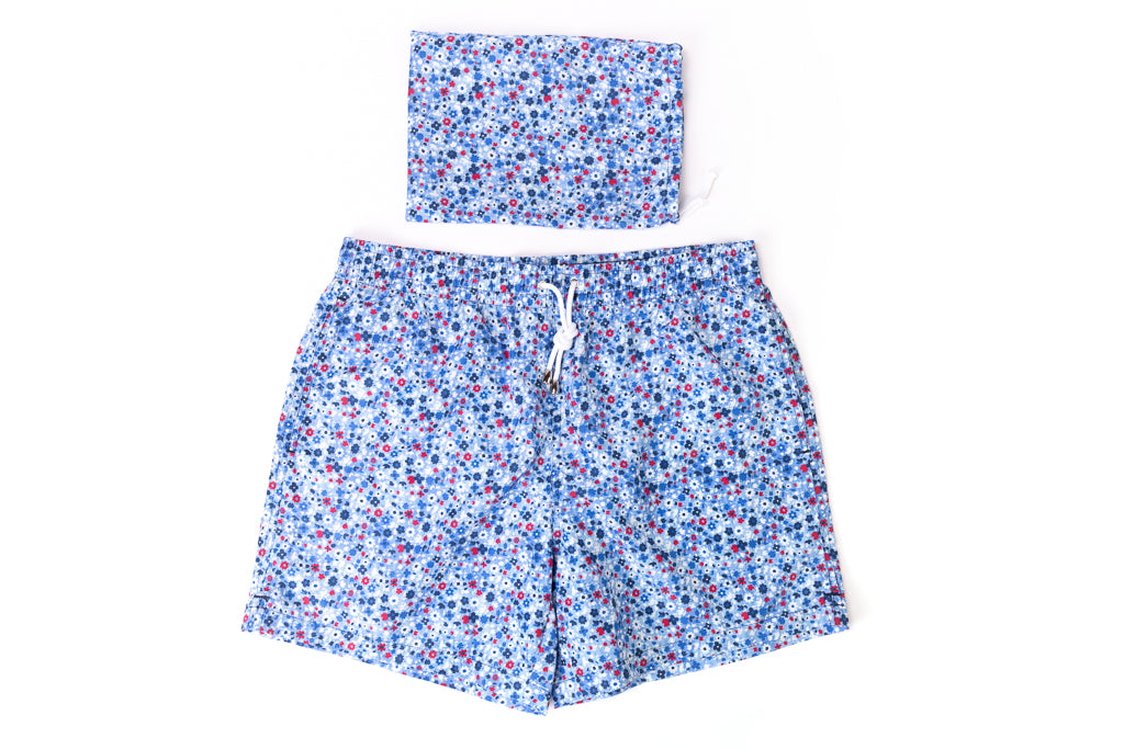 Flowered swimsuit