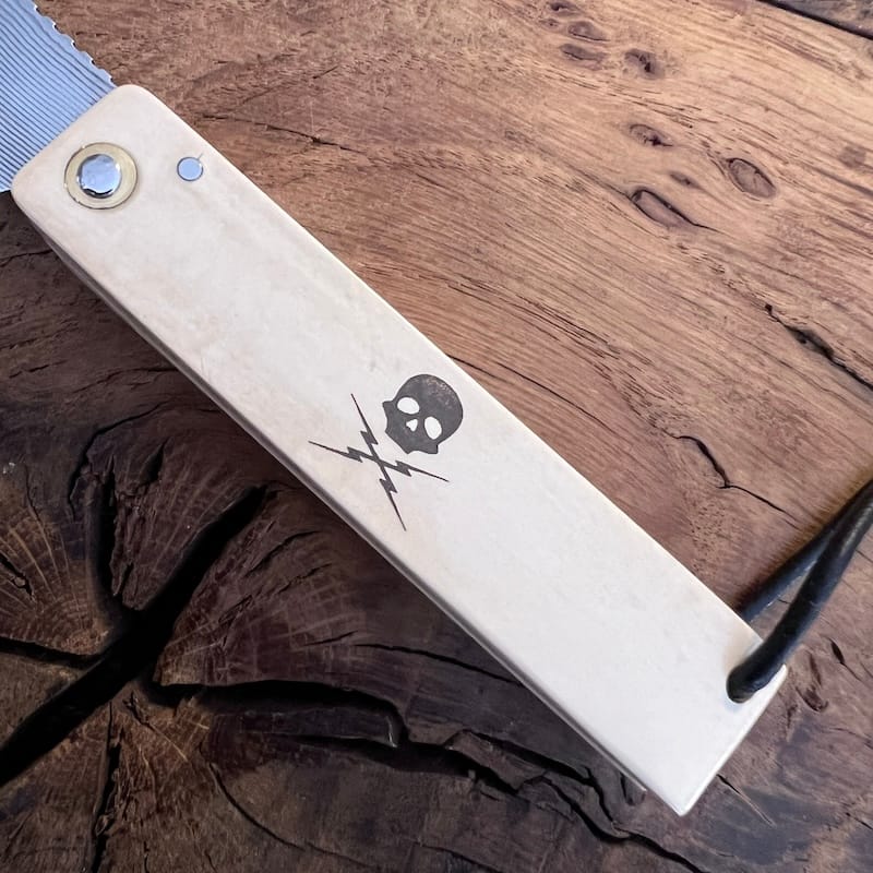 COUTEAU BASQUE PLIANT BASKOKAMI-MAMMOUTH DAMAS