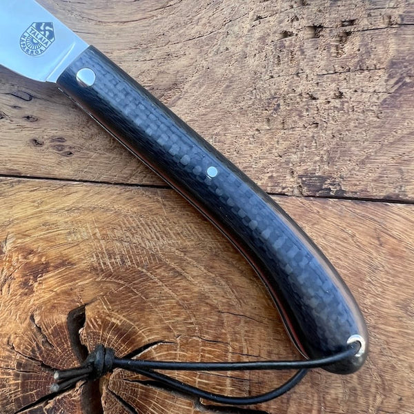 COUTEAU BASQUE NAFARROA MANCHE EN FIBRE DE CARBONE ET LAME INOX